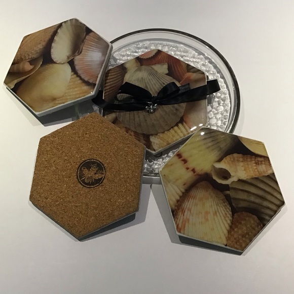 Tile resin drink coasters - Picture 2 of 3